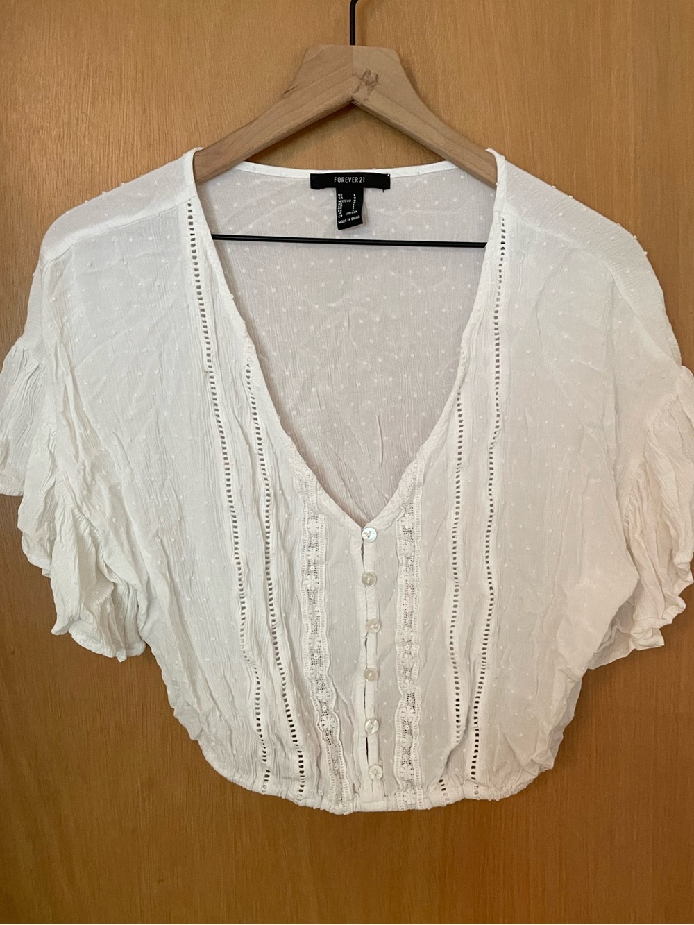 Forever 21 Hippie Boho Prairie Festival Top Size L